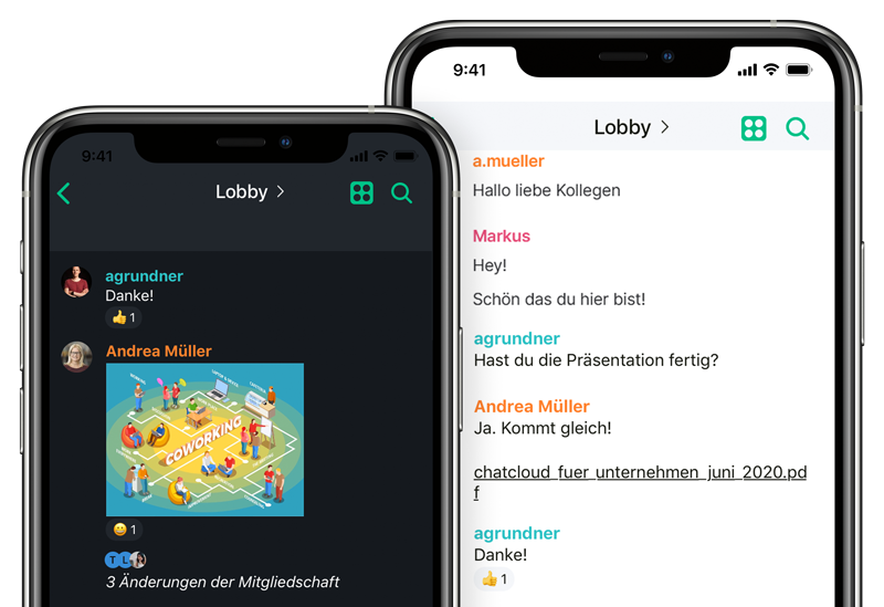 Element als Apps für iOS und Android